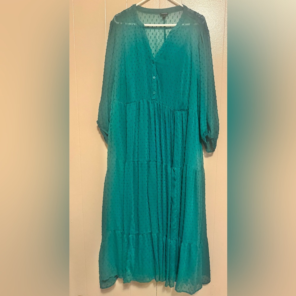 Torrid Green dress size 5